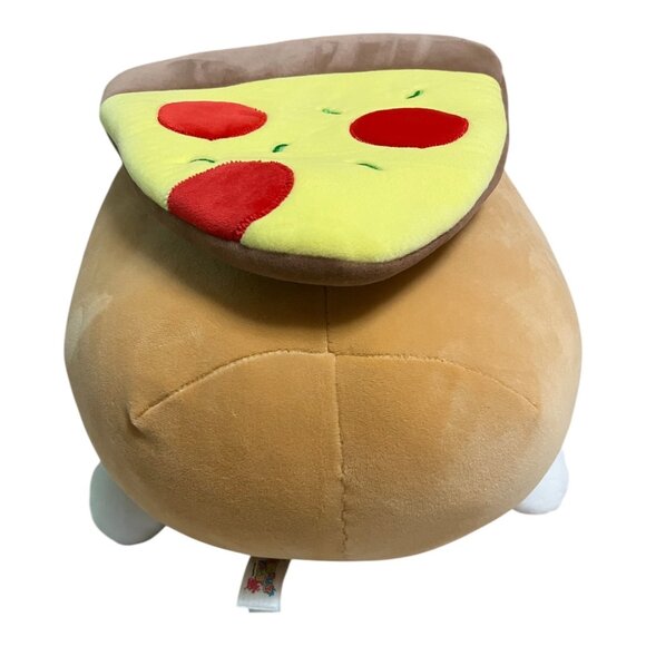 Smoochy Pals Corgi Dog Plush with Pizza Slice Cute Stuffed Animal Toy 12” - Picture 5 of 7